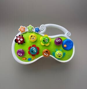 Kidoozie Musical Activity Toy Carry Handle Lights Sounds Tested